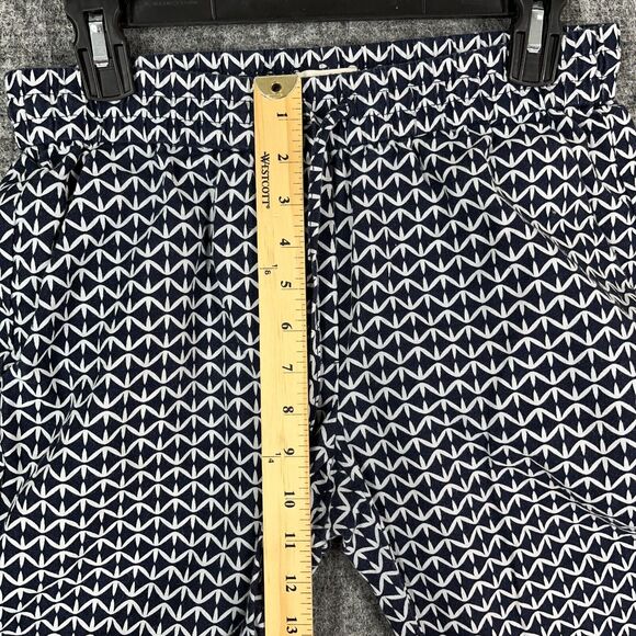 J Crew Pants Womens 4 Linen Bottoms Ankle Capri Tapered-Leg‎ Elastic-Waist Chino - Picture 8 of 11